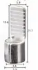 Terminal prensada en frío para interruptor automático C45, zapata de cable de cobre, pin de interruptor automático, pieza de enchufe, conector de cable