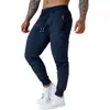 Comércio Exterior Transfronteiriço Moda Casual Calças Masculinas Slim Fit Jogger Calça de Moletom Design Exclusivo com Cordão Versátil Esportiva Calça Longa