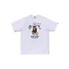 Camiseta de manga corta Bape estilo coreano transfronteriza, nueva co-marca Sanrio, caricatura linda, corte holgado, al por mayor