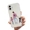 Para iPhone 15 Desenho Animado Princesa Barbie Meninas Europeias e Americanas Nova Moda Adesivo Capa de Celular