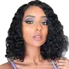 Ebay nuevo peluca europea y americana para mujer cabello corto parcial rizado permanente de maíz red de rosa conjunto de peluca fabricantes al por mayor en stock
