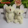 Pelúcia Urso de Pelúcia Boneca Mini 6cm de Comprimento Lã Articulado Coelho Pingente Joias DIY Roupas Acessórios para Caixa de Presente