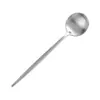 Cafetería de Alto Valor Postre Corte Grueso Portugués Gama Alta Acero Inoxidable 304 Restaurante Occidental Juego de Cuchillo Tenedor Cuchara para Bistec