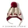 Gorros de Cachemira Pura al por Mayor Transfronterizos para Niños y Bebés, Nuevos Modelos Otoño e Invierno, Protección para Orejas de Ciervo, Gorros de Punto Cálidos para Hombres y Mujeres