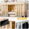 Cortina para Cama de Estudiante de Dormitorio, Cortina de Sombra Fuerte Especial para Riel Deslizante, para Cama Inferior
