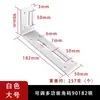 Soporte de Ángulo Recto en L de Acero Inoxidable para Estantería de Pared, Estante de Libros, Estante de Almacenamiento