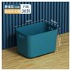 Caja de almacenamiento de escritorio, caja de almacenamiento de cosméticos, caja de almacenamiento de artículos diversos, cesta de almacenamiento de bocadillos de plástico, caja de almacenamiento de cocina para el hogar
