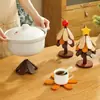 Alfombrilla Aislante Térmico para Árbol de Navidad, Decoración de Mesa con un Toque Creativo de Alta Gama, Alfombrilla para Ollas Antiescaldado de Madera Maciza con Forma de Árbol, Posavasos Plegable, Posavasos para Bol
