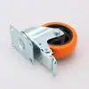 Varilla Roscada de Acero al Carbono de Tamaño Mediano Personalizada con Doble Rodamiento Rueda Giratoria Universal Carrito Silencioso Rueda Plana Universal Industrial