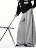 Pantalones Deportivos con Cordón Estilo Americano para Hombres y Mujeres, Pantalones Largos Acampanados de Peso Pesado para Primavera, Pantalones Retro Sueltos de Pierna Ancha