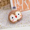 Broche de Boneca Animal de Pelúcia Desenho Animado Anel de Chaveiro DIY Pingente de Boneca Joia Pequena Grampo de Cabelo Acessórios de Lenço