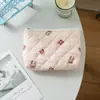 Bolsa de Cosméticos Acolchada con Relieve Estilo Coreano para Mujer, Bolsita para Artículos Pequeños, Bolsa para Cosméticos, Billetera de Dibujos Animados, Organizador Multifuncional, Tarjetero