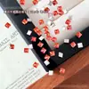 Pedrinhas de strass mini quadradas super brilhantes para nail art, cores sortidas, base plana, formato quadrado pequeno, bordas chanfradas, para decoração de unhas
