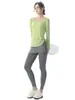 Conjunto Feminino para Corrida, Fitness e Yoga 2026 Novo Modelo, Sensação de Segunda Pele, Corte Justo, Valoriza a Silhueta, Cobre o Bumbum, Sem Constrangimento, Roupa Esportiva
