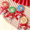 Feliz Ano Novo do Ano do Dragão Presente aparência festiva vermelha criativo Natal divertido compra em grupo lanche doce supermercado atacado