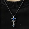 Collar de Dragón Gótico Retro Oscuro para Mujer Estilo Europeo y Americano ins Creativo Cadena Clavicular con Forma de Dragón Transfronterizo Cadena de Cuello Zodiacal Marea