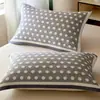 Un par de fundas de almohada tradicionales de algodón, 100% algodón puro, resistentes al aceite, extragrandes y gruesas, adecuadas para adultos, universales para todas las estaciones