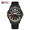 Reloj sencillo para hombre marca OFNS adolescente impermeable calendario correa moda deportivo cuarzo reloj venta al por mayor
