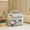 Bolsa de Maquillaje Estilo Ballet Sanrio Hello Kitty Bolsa de Tocador Portátil Bolsa de Almacenamiento de Viaje Multifuncional con Compartimentos
