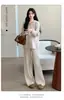 Elegante Roupa de Maternidade para Grávidas, Nova Moda Outono/Inverno 2026 Suéter Macio e Calça de Cintura Alta para Primavera/Outono