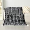 Manta de Lana Tejida Estilo Bohemio Manta Transfronteriza para Sala de Estar Sofá Manta para Siesta en la Oficina Cubierta para Siesta