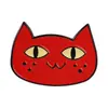 Coleção de Broches Divertidos de Desenho Animado, Insígnias Metálicas Esmaltadas com Texto de Animais Peculiares, Pins de Decoração para Mochila e Jaqueta de Estudante