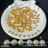 Espaciadores de Rueda de Copo de Nieve de 4/6/8 mm Base de Flor Cuentas para Pulsera Colgante Hecho a Mano DIY Accesorios de Joyería de Aleación