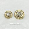 Novo estilo Chanel estilo estrela de cinco pontas diamante metal decorativo botão suéter malhas tweed terno jaqueta botão