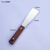 Ferramentas de tinta para gravura raspador faca de óleo raspador de tinta alta elasticidade superfície polida fácil de limpar raspador de aço inoxidável