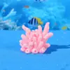 Conjunto de Decoração Paisagismo Colorido de Peixe-Palhaço de Resina Simulada para Aquário Recife de Coral Cenário Marinho Acessórios para Aquário Ornamentos de Resina
