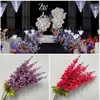 Nuevo Modelo de Flor Artificial Orquídea Chidori Arreglo de Piso para Boda, Arreglo de Flores Artificiales Grande para Decoración de Banquete de Compromiso, Guía de Pasillo, Arreglo Floral Alto