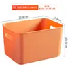 Caja de almacenamiento de plástico color Morandi caja de almacenamiento para armario ropa interior pantimedias caja de almacenamiento para snacks juguetes con tapa caja de almacenamiento