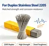Electrodo de Soldadura de Acero Inoxidable Dúplex E2209, Varilla de Soldadura por Arco con Revestimiento Titanio-Calcio