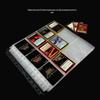 Álbum de Cartas de Jogo Álbum de Coleção de Cartas Álbum de Cartas Ultraman Padrão Especial de Grânulos Dupla Face Face Única 12 Compartimentos Páginas Internas Espessadas de Alta Transparência