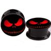 EBAY AliExpress Olho de Fantasma Vermelho LOGO Gotas de Óleo Expansor de Orelha Joia para Piercing na Orelha Tampão de Orelha