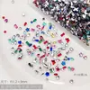 Pedras Strass Formato Mini Flat-Back Decorações para Nail Art Celebridade da Internet Super Brilho Tamanho Pequeno Coração Borboleta Gota D'água Preenchimento Strass Acessórios Mistos