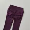 Calça Legging de Yoga Cintura Alta Decote em V Profundo Levanta Bumbum Justa Nova Seamless Esportiva Bumbum Pêssego Fitness Europeia e Americana para Mulheres