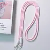 Nuevo Estilo Personalizado Sencillo y Fresco Combinación de Colores Cabezal de Rodillo Cuerda Larga Accesorios para Funda de Teléfono Móvil Correa Cruzada Bolso de Moda Correa para Tetera