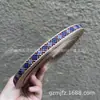 Fita Colorida 1cm com Padrão de Diamantes e Borda, Fita de Renda Xadrez Estilo Étnico, Fita Jacquard para Roupas DIY