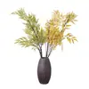 Venta de Liquidación 90% de Descuento Fabricante Transfronterizo de Ramas de Hojas de Bambú Flores Artificiales Decoración del Hogar Ramilletes de Boda Pared de Flores de Rosa Flores Falsas