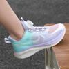 Sapatos Infantis Meninas Tênis Esportivo 2025 Verão Novo Solado Macio Absorção de Choque Infantil Malha Única Respirável Meninas Antiderrapante Tênis de Corrida