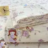 Nuevo estilo de algodón acolchado Clase A gasa arrugada doble capa juego de sábanas de tres piezas para dormitorio de casa y dormitorio de estudiante sábana individual
