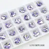 Dongzhou Crystal 8mm Concha Pequeña Taladro para Arte de Uñas Cristal K9 de Alta Calidad Súper Hada Fondo Puntiagudo Vieira Accesorios DIY para Arte de Uñas