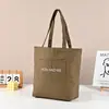 Bolsas de Lona Personalizadas, Bolsas de Lona Artísticas da Moda, Sacolas de Algodão Publicitárias Feitas Sob Medida, Sacolas de Compras de Algodão de Grande Capacidade com Impressão de Logo