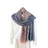 Bufanda Nueva Estilo Coreano Estampado Cachemira Decoración Exterior para Mujer Viaje Protección Solar Bufanda Larga Degradada Estilo Étnico Toalla de Playa
