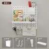 Prateleira de Pegboard de Parede Transfronteiriça Sem Furos Rack de Armazenamento Decoração de Parede DIY Rack de Exibição Organizador de Mesa