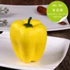 Simulación modelo de verdura y fruta falso verduras verdes pimiento rojo espuma plástica maíz rábano calabaza adornos decorativos accesorios