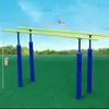 Barra de dominadas para exteriores, Equipo de fitness para plaza pública exterior, Barras paralelas, Barras altas y bajas, Sendero de parque en casa