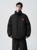 Chaqueta Casual de Algodón Estilo Hong Kong 2026 para Hombre, Chaqueta Acolchada de Invierno de Moda con Cuello Alto, Abrigo de Algodón Cálido Versátil de Corte Holgado