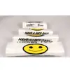 Bolsas de Plástico Gruesas al por Mayor con Cara Sonriente, Bolsas de Plástico para Llevar, Bolsas de Compra para Supermercado Estilo Chaleco Grandes, Medianas y Pequeñas, Bolsas de Plástico tipo Camiseta